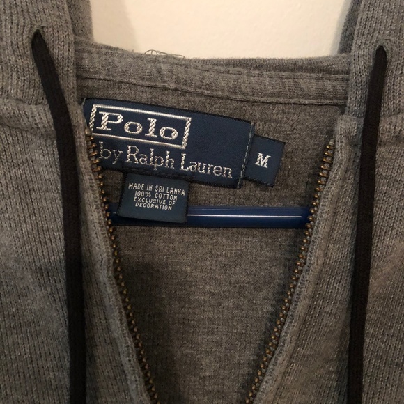 Mens Ralph Lauren Zip Up Hoody - Picture 3 of 4